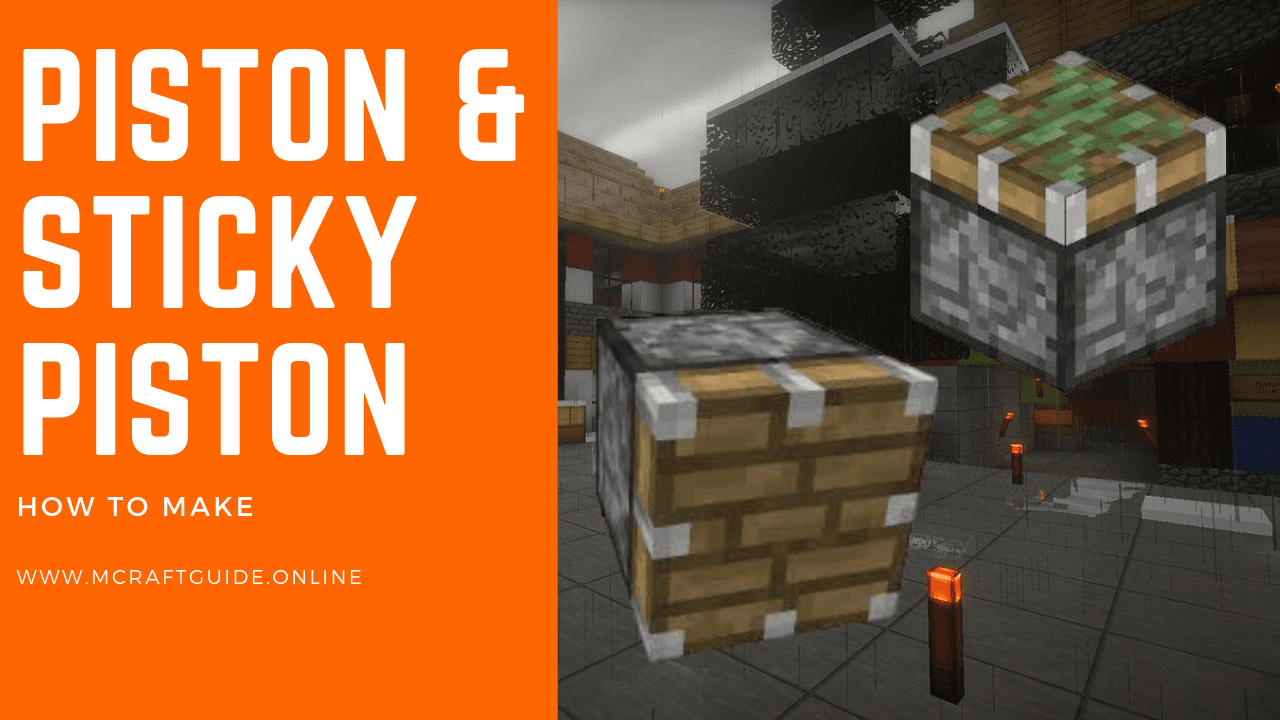 How To Make Piston And Sticky Piston In Minecraft - MCraft