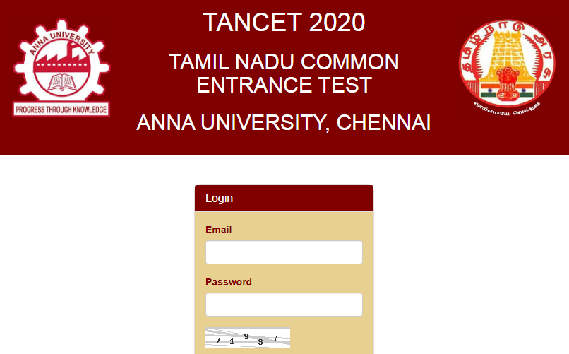 TANCET Admit Card 2020 Out @ tancet.annauniv.edu ...