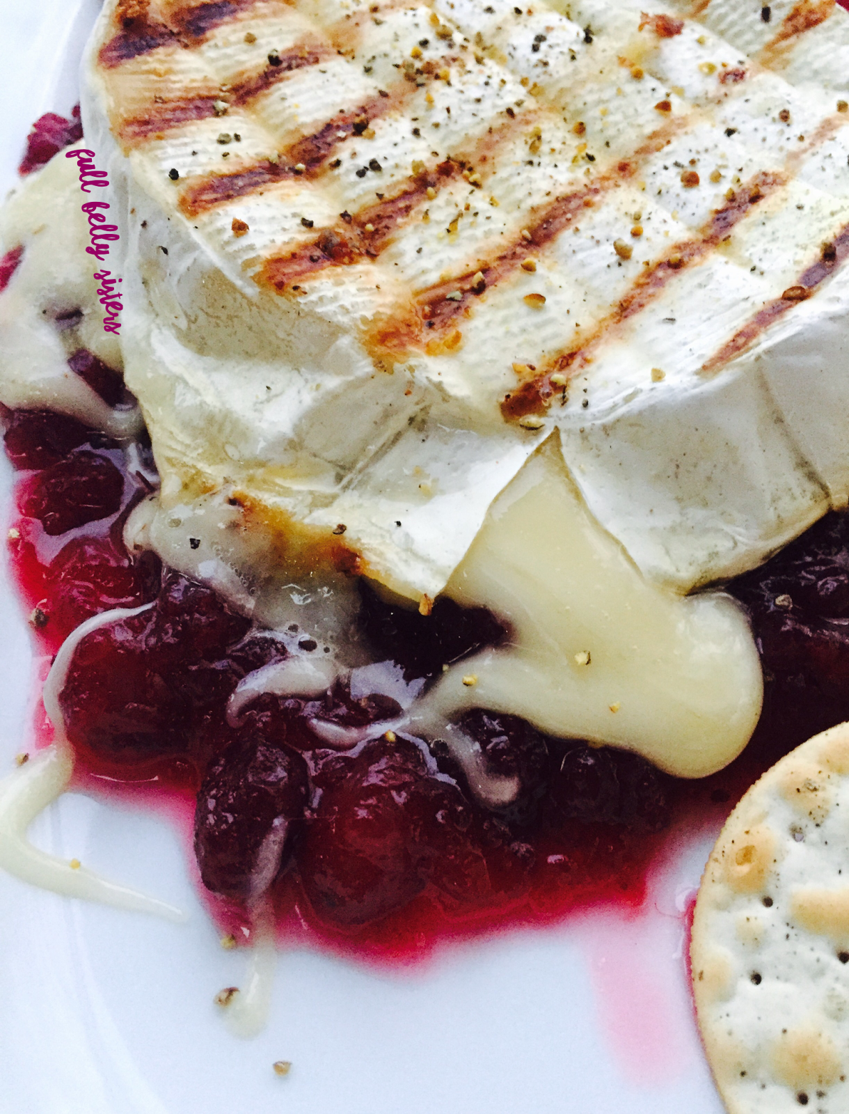 Grilled Baked Brie w. Cranberries CranberryWeek