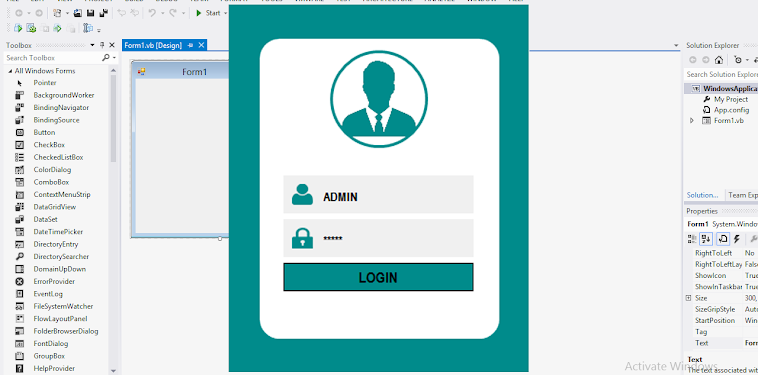 Cara Membuat Halaman Login Modern Flat UI (User Interface) Dengan VB.Net Cara Membuat Halaman Login Modern Flat UI (User Interface) Dengan VB.Net