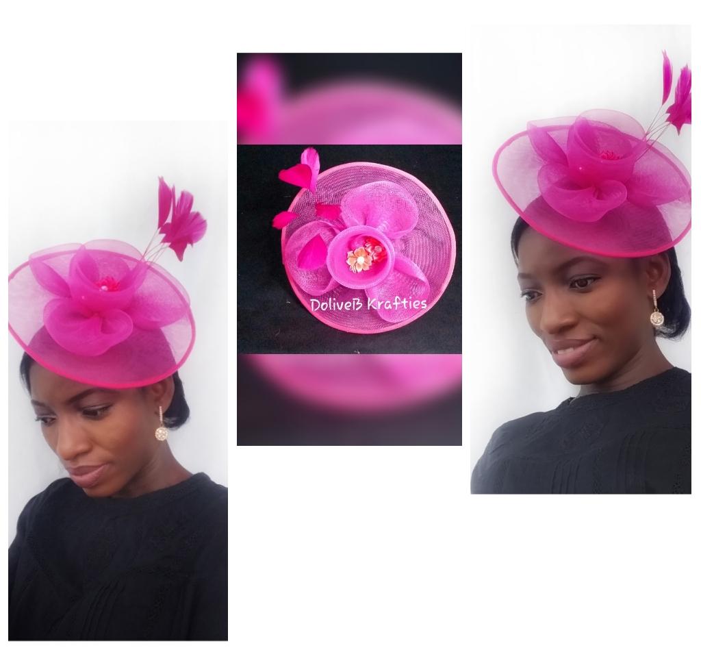 How to make a Crinoline Fascinator with Petals and rose DoliveB Krafties