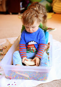 How to Color Beans for Play and Art