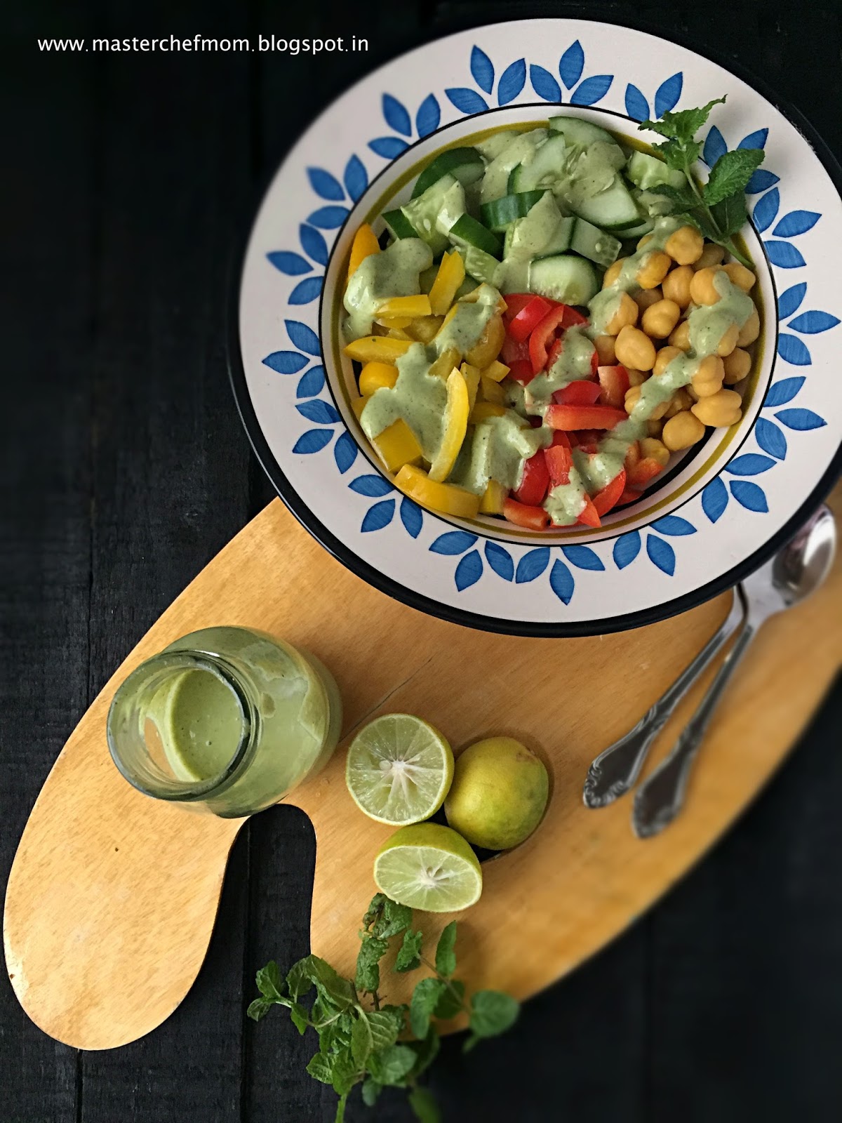 MASTERCHEFMOM Mediterranean Salad with Egg Free and Dairy Free Mint