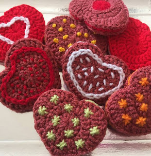 PATRON GRATIS GALLETA CORAZON AMIGURUMI 48211