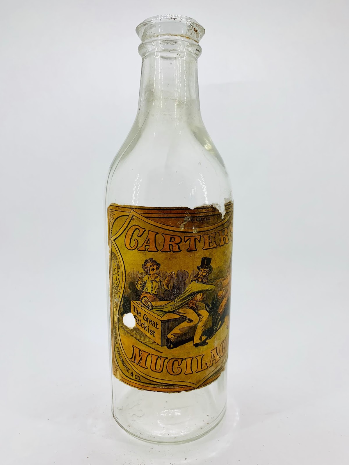 Carter's Ink Mucilage Bottle Master Size