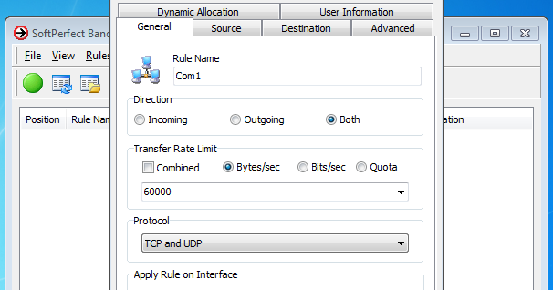 Softperfect bandwidth manager license