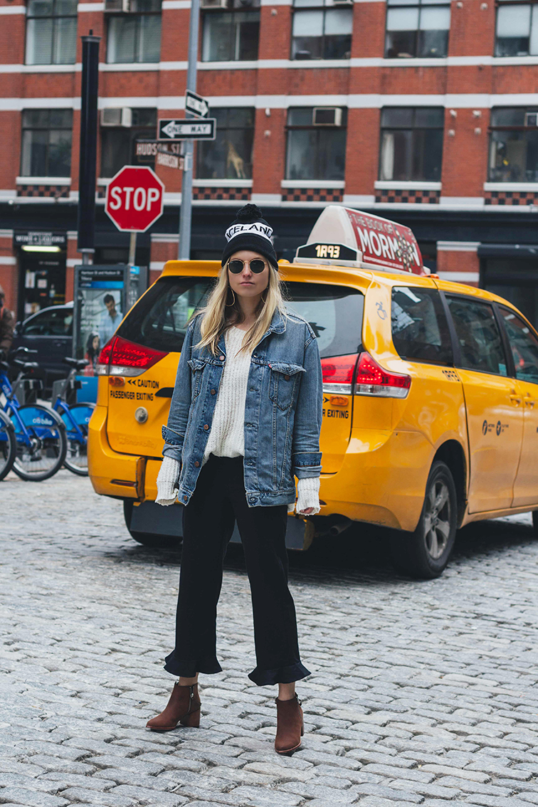 Heleneisfor #MBMuse - Matt Bernson Caspian booties, Reformation pants, Levi's jacket, Need Supply boyfriend sweater Heleneisfor #MBMuse - Matt Bernson Caspian booties, Reformation pants, Levi's jacket, Need Supply boyfriend sweater