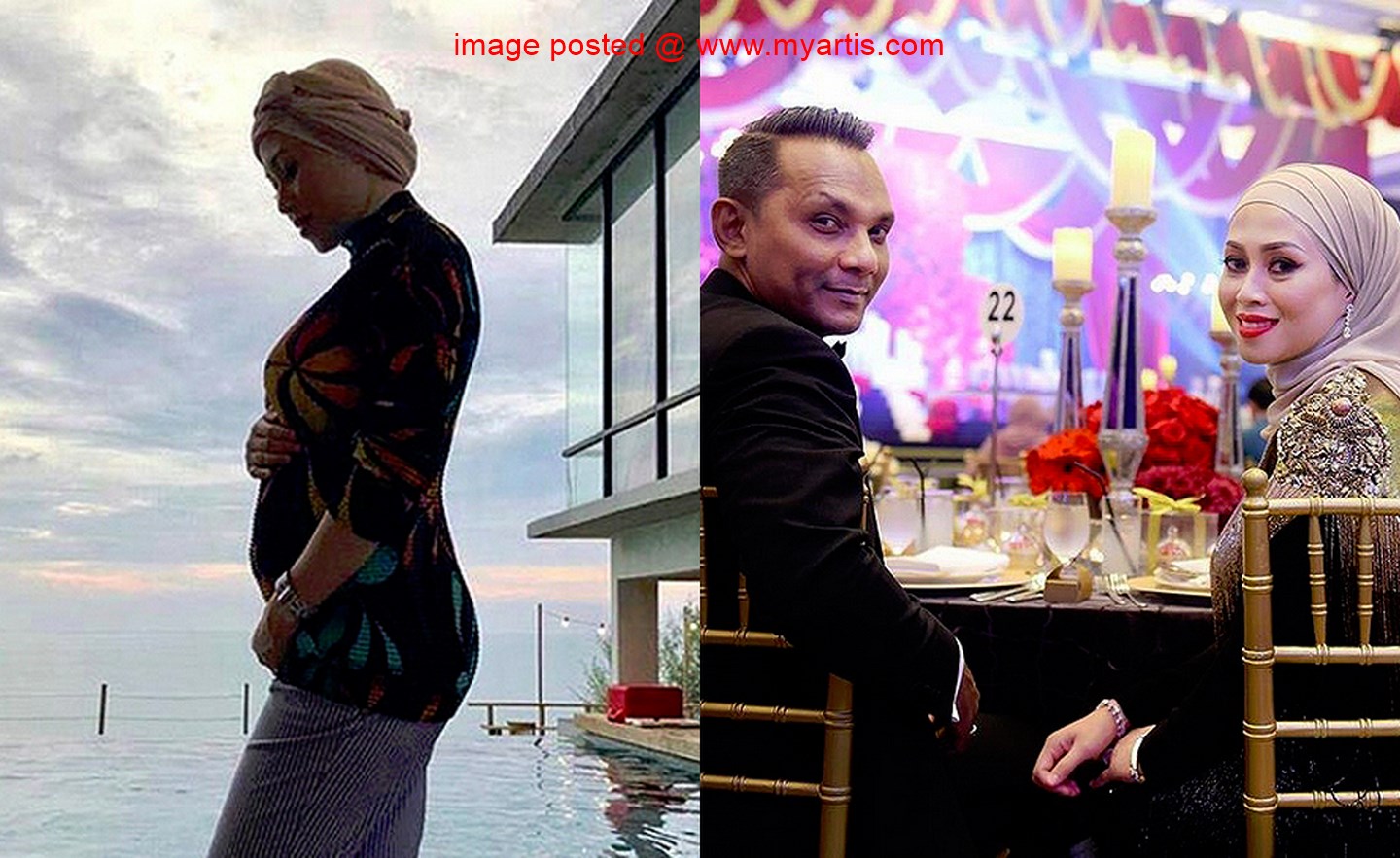 Myartis Com Myartis My Artis Tahniah Azrinaz Mazhar Hakim Umum Dirinya Hamil Anak Ketiga