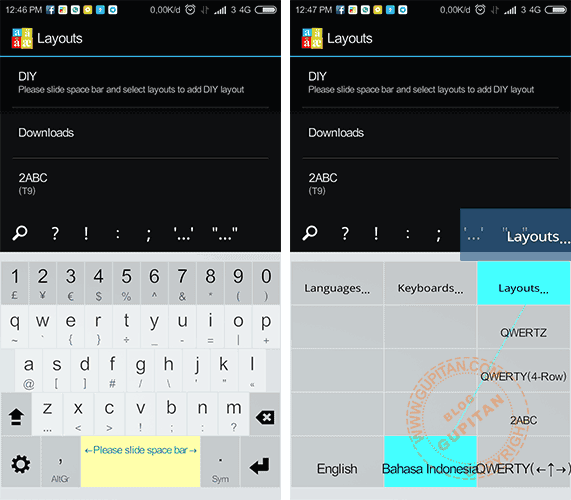 Mengubah dan Modifikasi Keyboard Android Gupitan 3