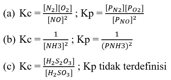 7 Contoh Soal Dan Pembahasan Tetapan Kesetimbangan Dalam Tekanan Parsial Kp Masyog Com