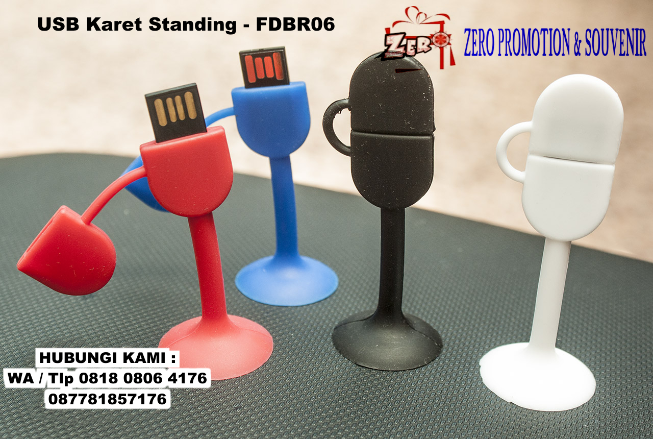 Jual USB Karet Standing - FDBR06  Barang Promosi, Mug 