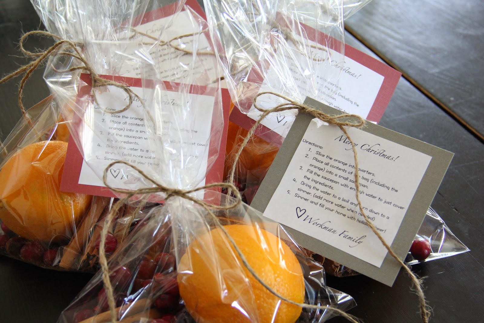 Cookie Sundays Homemade Potpourri Gift Bags