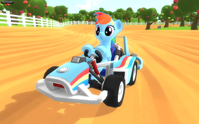 Rainbow Dash's kart design.