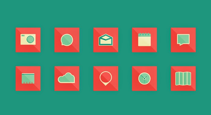 Flat Icon Perbedaan Metro Design dan Flat Design - Flat Icon