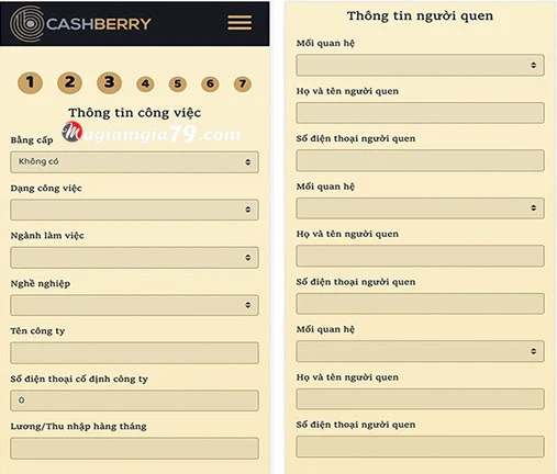 Vay tiền online chuyển khoản ngay Cashberry