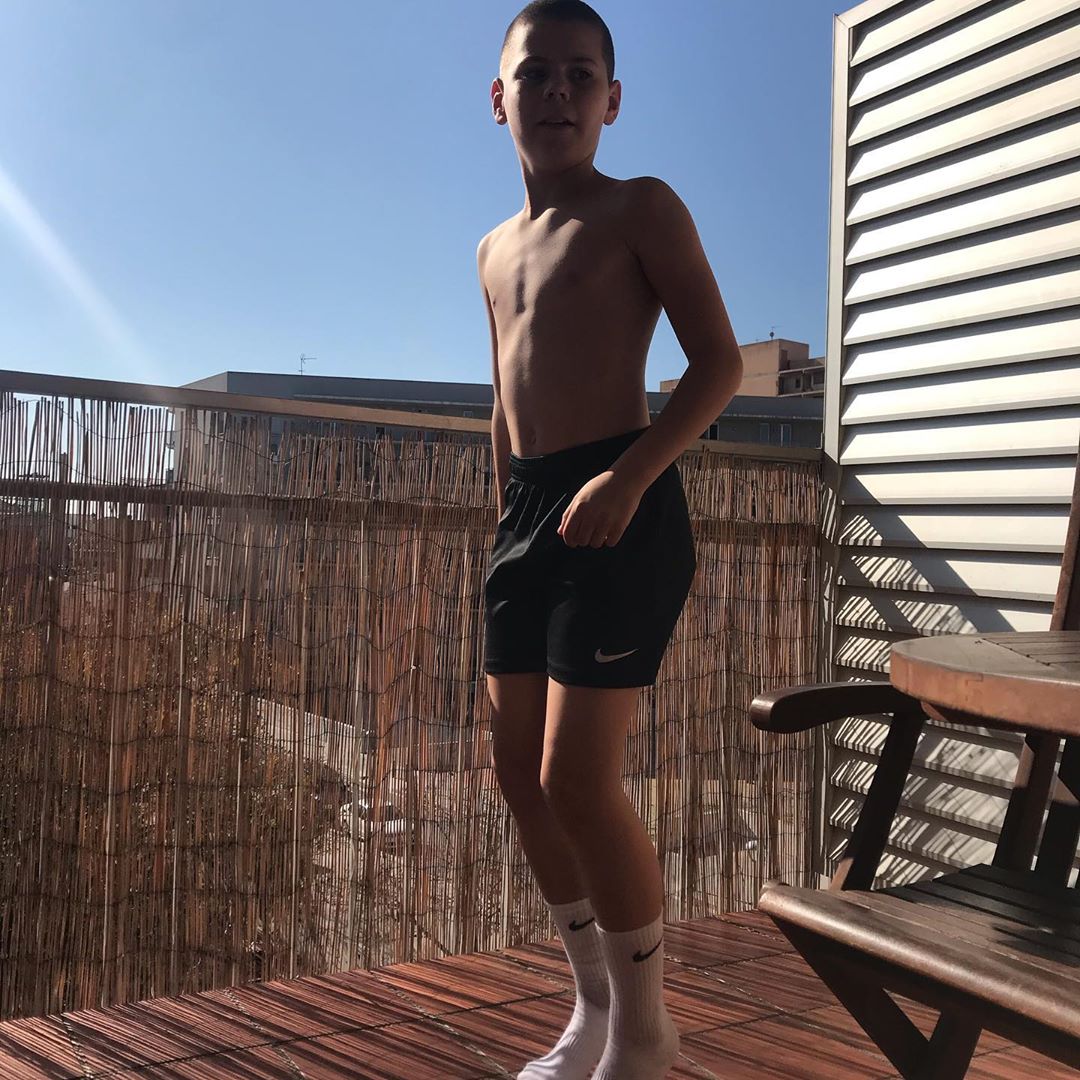 Teen Boys in White Socks