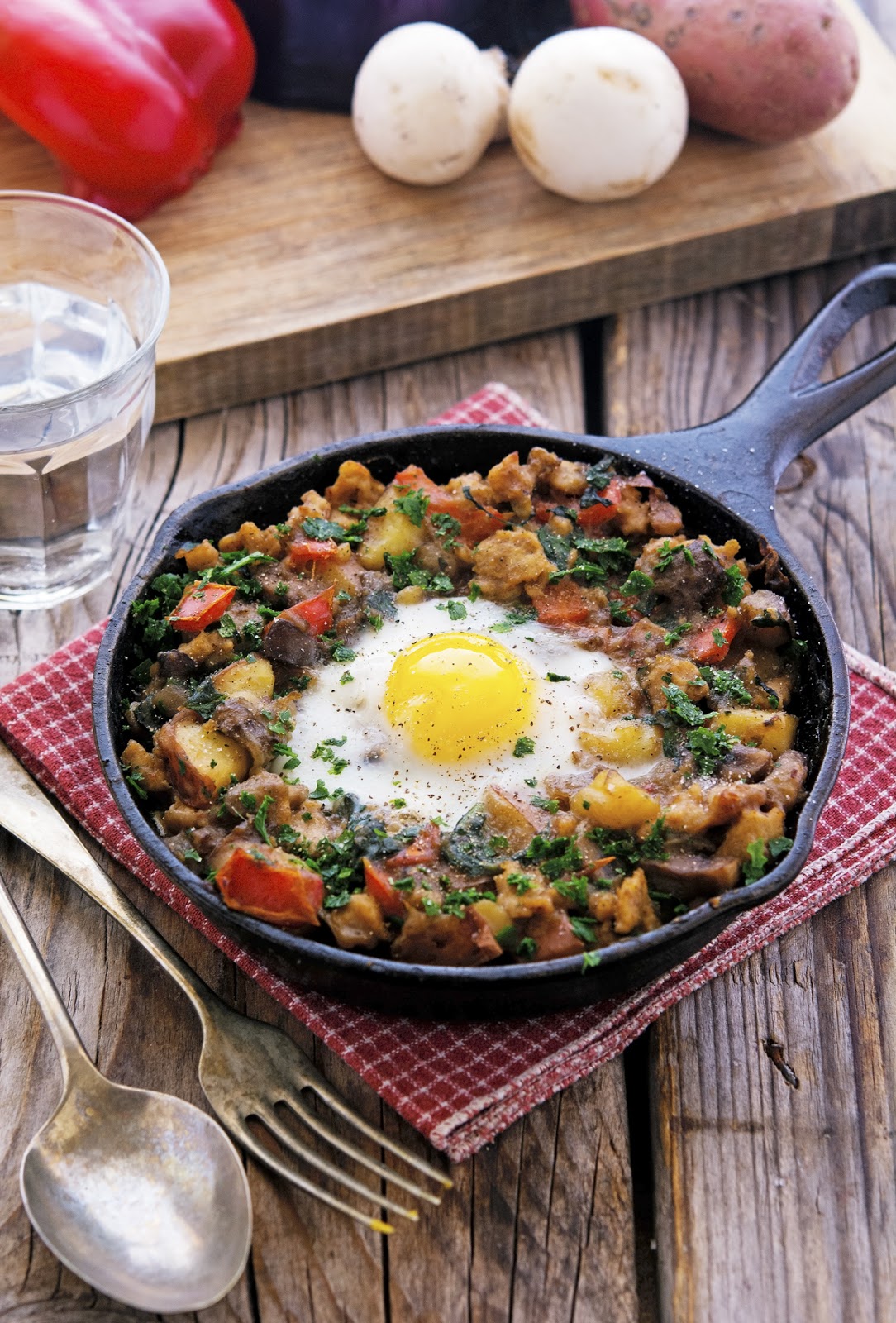 Farmers Market Hash with Eggs
