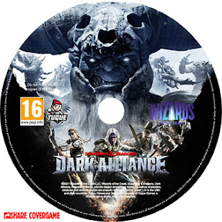 Dungeons & Dragons Dark Alliance Disc Label