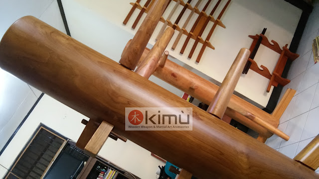 KIMU Gold Tiger Wooden Dummy / Mok Yan Jong 170cm KIMU Gold Tiger Wooden Dummy / Mok Yan Jong 170cm