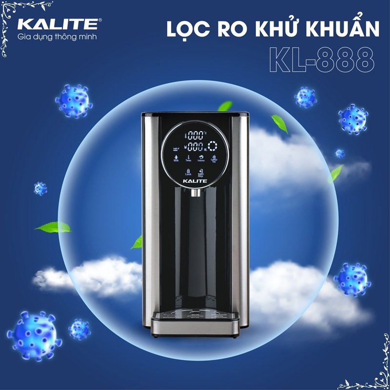 [Tặng voucher 400k + Bộ hộp] Kalite Bình thủy điện KL-888