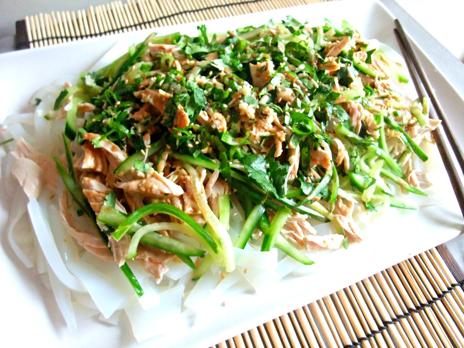 Susan's SavourIt! Pang Pang Chicken Noodle Salad...