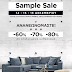 ΠΡΟΛΑΒΕΤΕ!  Έως και σήμερα  Sample Sale -60% -70% -80%