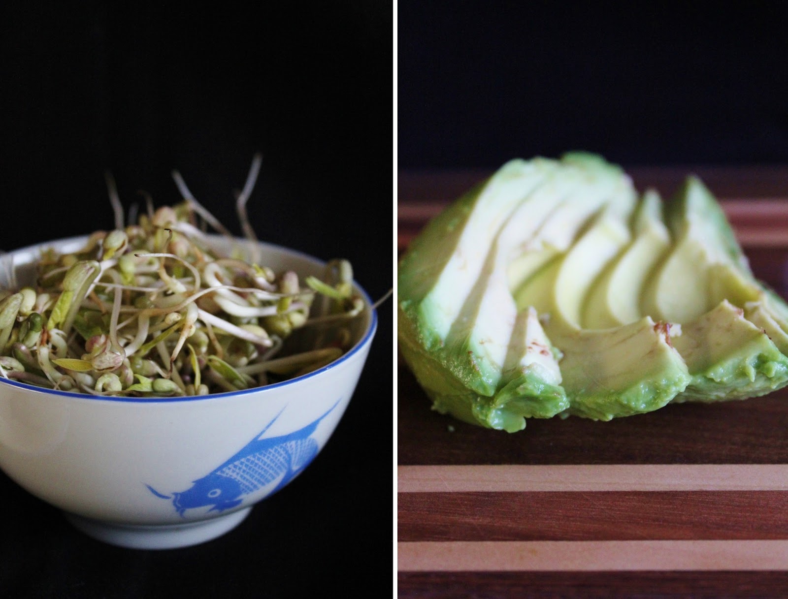 whataboutlifestyle sushi with sprouts & tahini miso ginger sauce