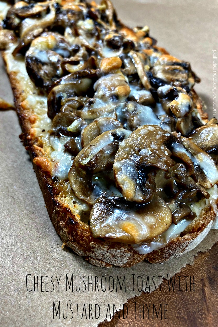 OllaPodrida Cheesy Mushroom Toast With Mustard and Thyme