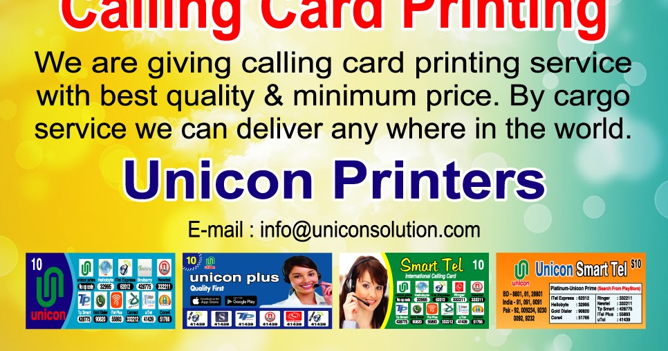 Calling Card Printing