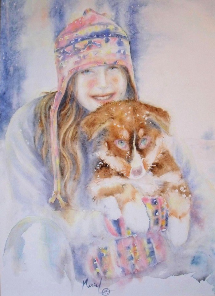 Stephane Heurion. Рисунки акварелью Stephane Heurion