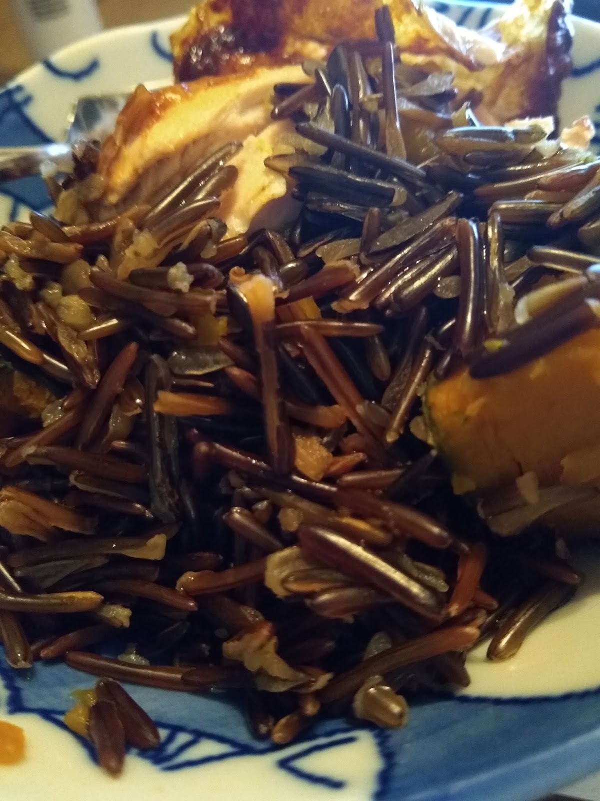 Wild Rice and Kabocha in Instant Pot