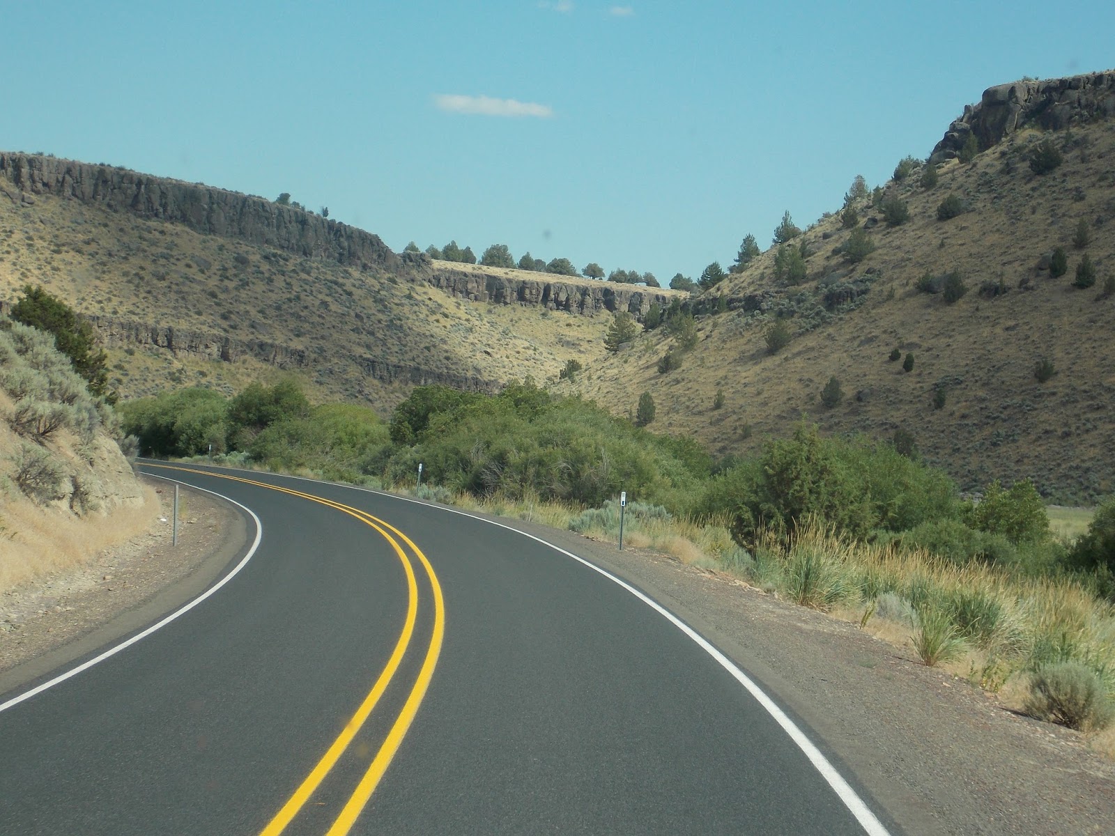 The Schramm Journey: Highway 395 south through Oregon