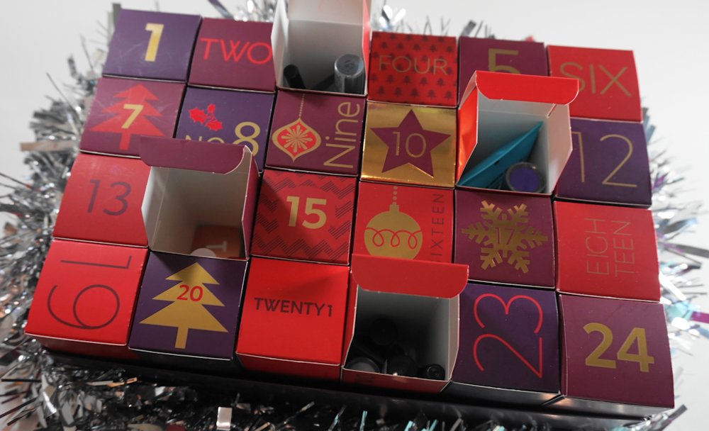 My thrifty DIY beauty advent calendar Love Leah