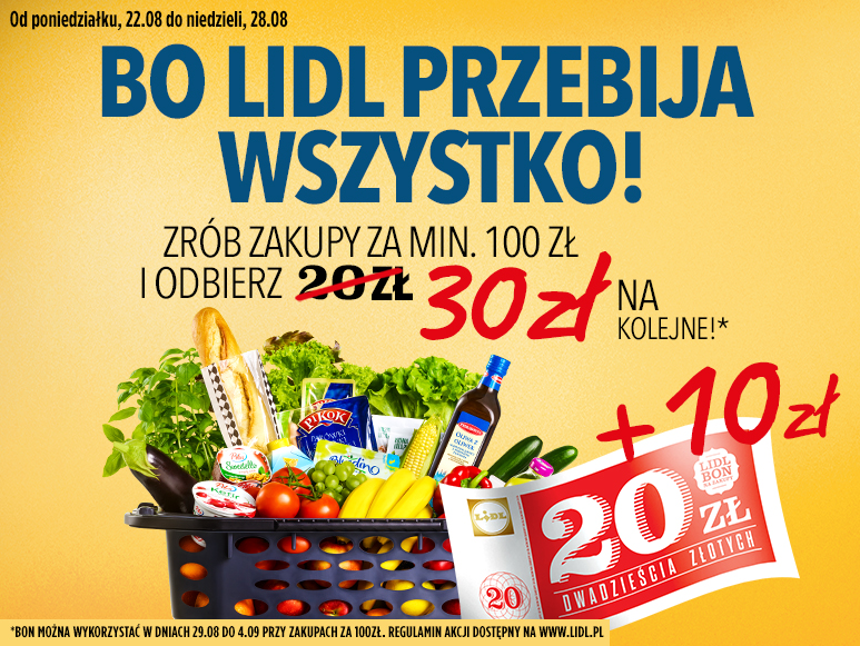 Reklama kto da więcej, czyli Biedronka vs Lidl akwarelove