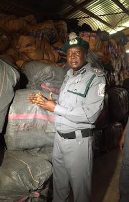 l Photos: Nigeria Customs impounds contraband goods worth over N1Billion