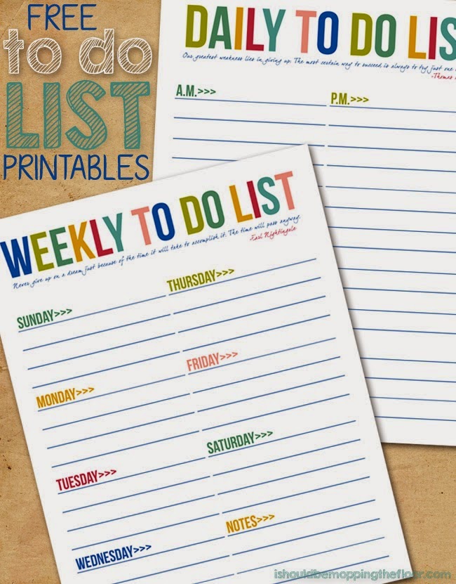 Free Daily and Weekly Planner Printables | Instant Download | Coordinating free calendar printable available, too.