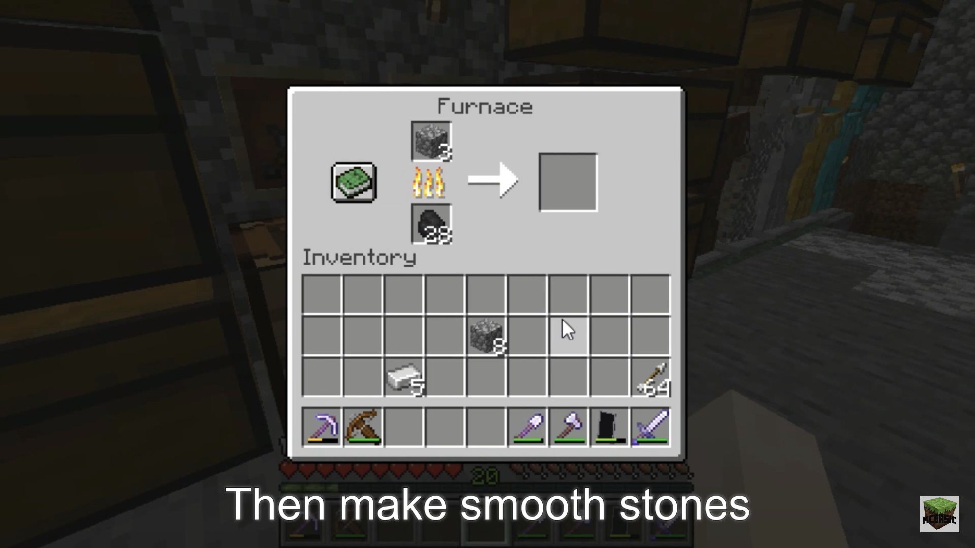 how to make blast furnace minecraft