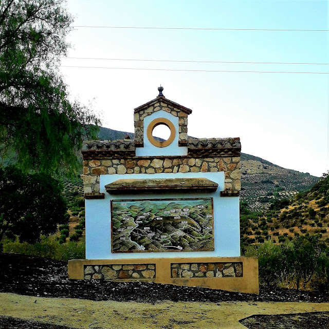 Ceramic Tile Sign in Cárchel, Sierra Magina