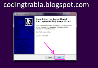 Install ImageMagick 7.0.2-5-Q16-x64  on Windows tutorial 15