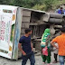 हिमाचल: अनियंत्रित होकर पलटी निजी बस, पांच लोग घायल