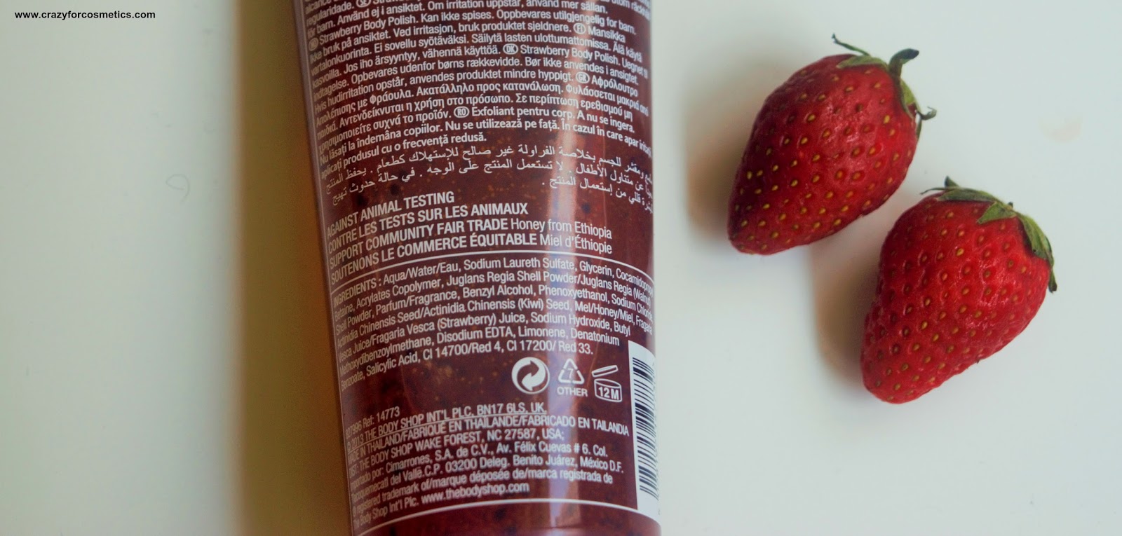 The Body Shop Strawberry Body Polish Review Crazy for Cosmetics A Singapore based Beauty