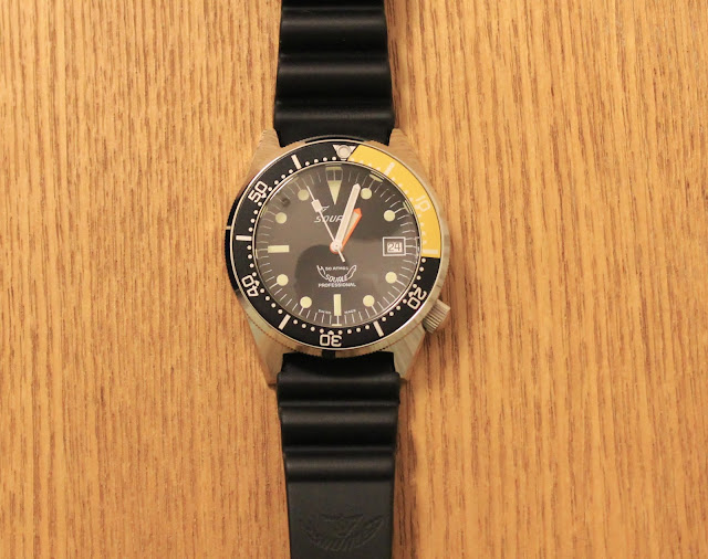 Btype info: 【ガジェットレビュー77】やっと出会えた,納得の腕時計! イタリアのダイビングウォッチ スクワーレ(SQUALE