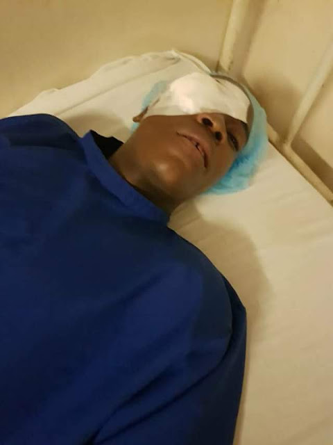  Photos: Student of Ojodu Grammar School stabbed in the eye by fellow student
