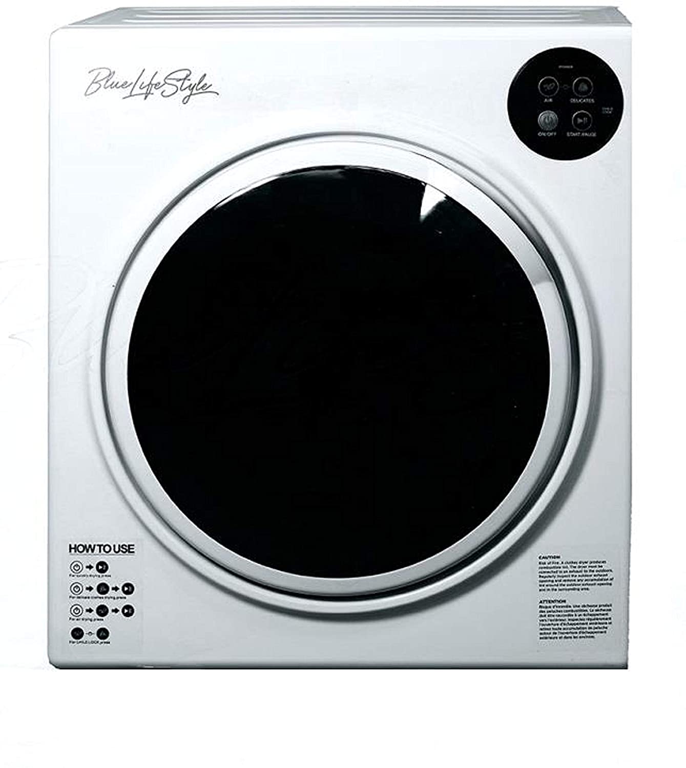 BlueLifeStyle 110V automática compacta apartamento lavandería secadora