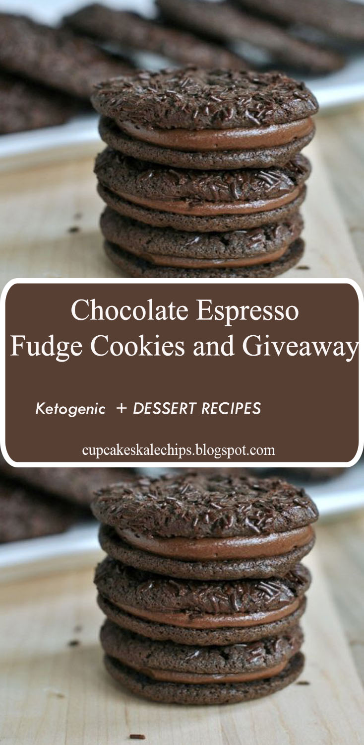"Chocolate Espresso Fudge Cookies and Giveaway " Cupcakes and Kale Chips