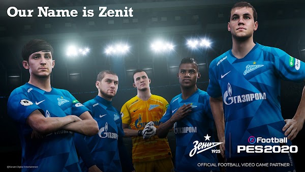 El Zenit de San Petersburgo nuevo partner de eFootball PES 2020