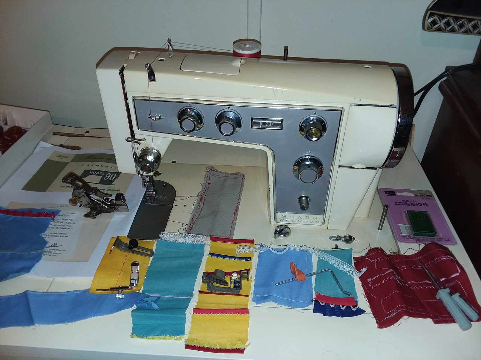 Sears Kenmore model 90 sewing machine original owners manual BOOK 158.90 158.900 15890 158900