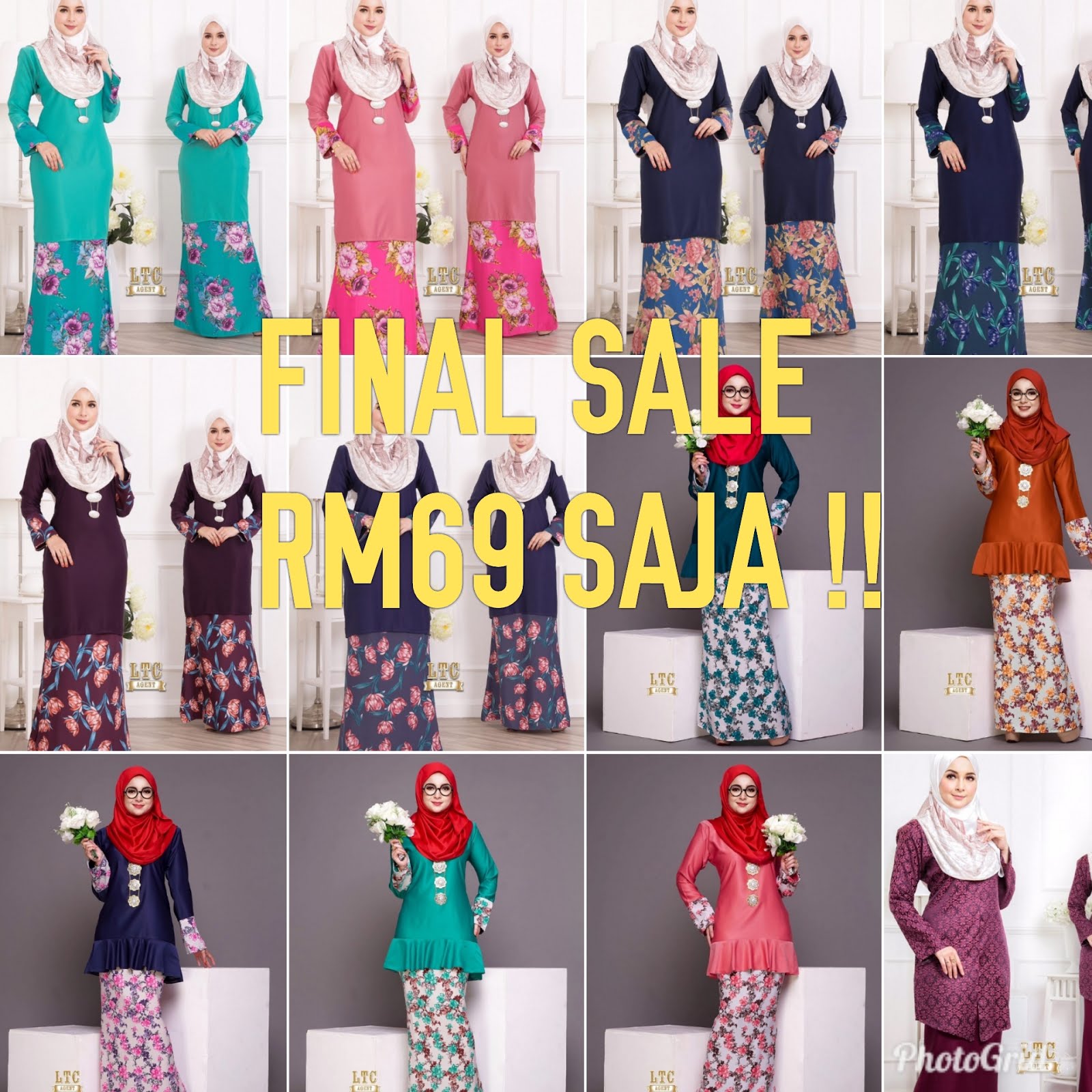 Final sale murah sangat semuanya rm69 saja!!!