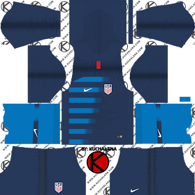 The United State USA 2018 World Cup Kit -  Dream League Soccer Kits