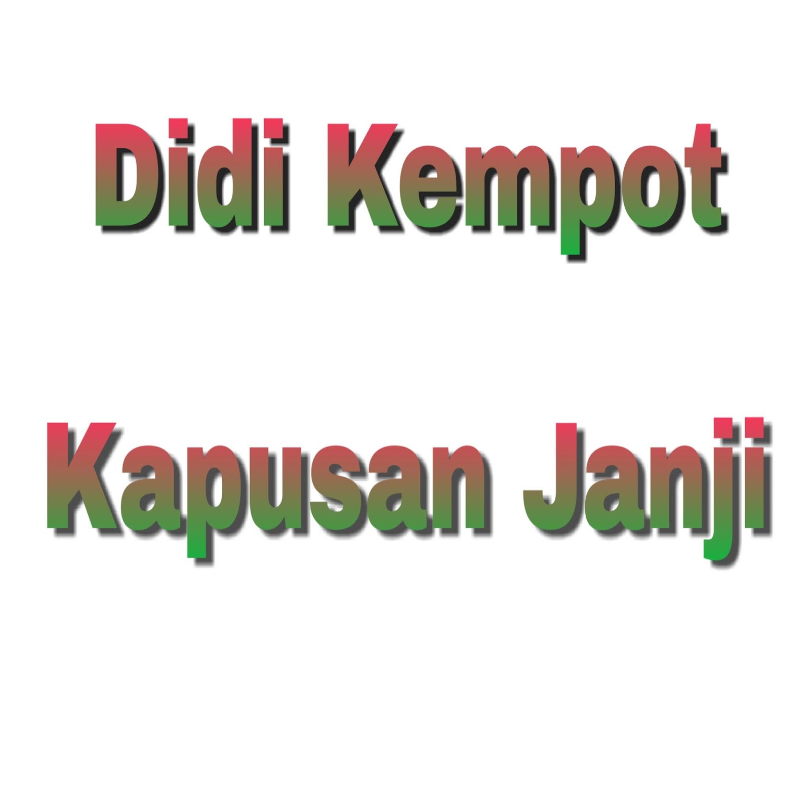 Chord Gitar Didi Kempot Kapusan Janji Kunci Gitar Web